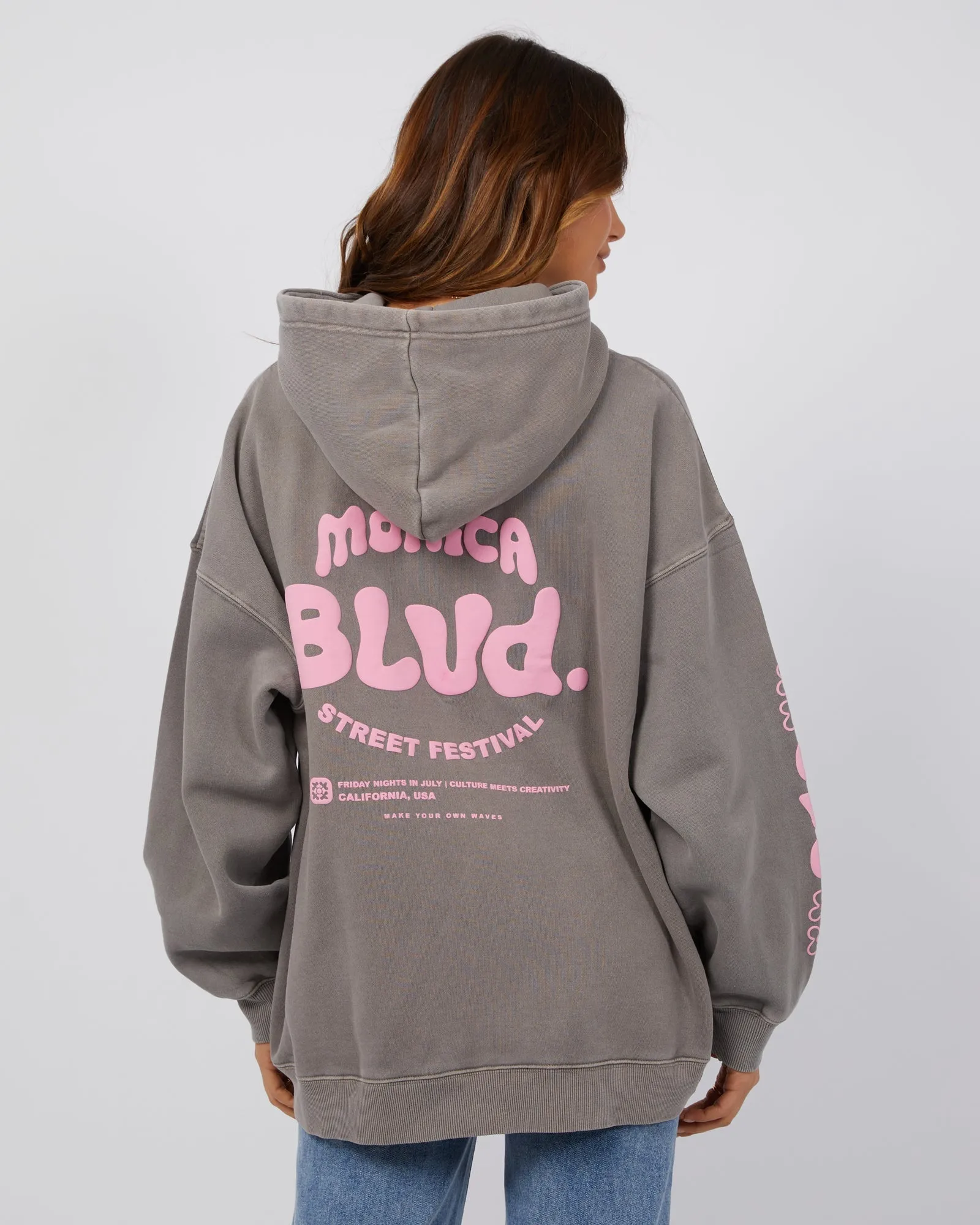 Santa Monica Hoodie Charcoal sold by edge clothing product image thumbnail 3