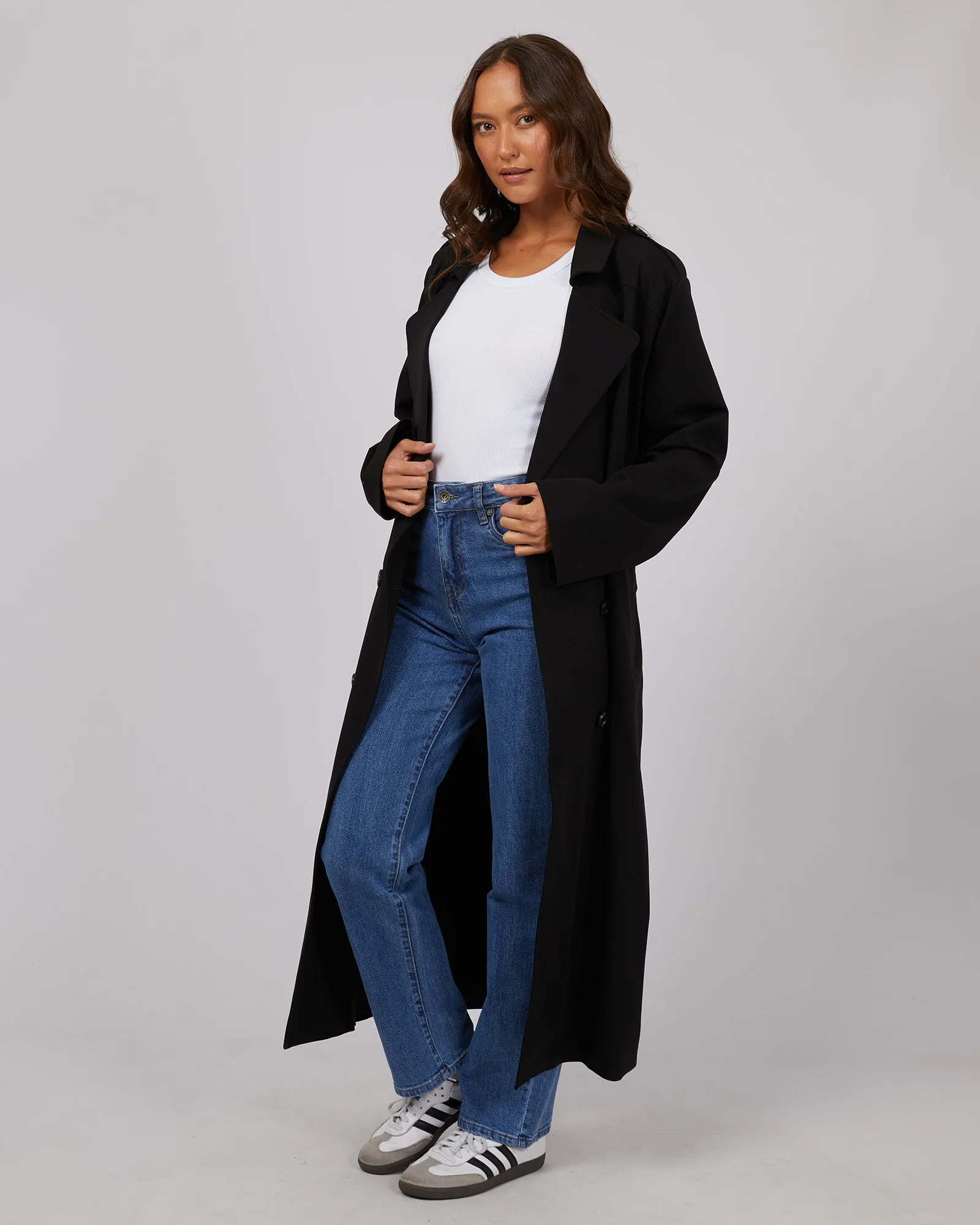 Monty Trench Black sold by edge clothing product image thumbnail 4