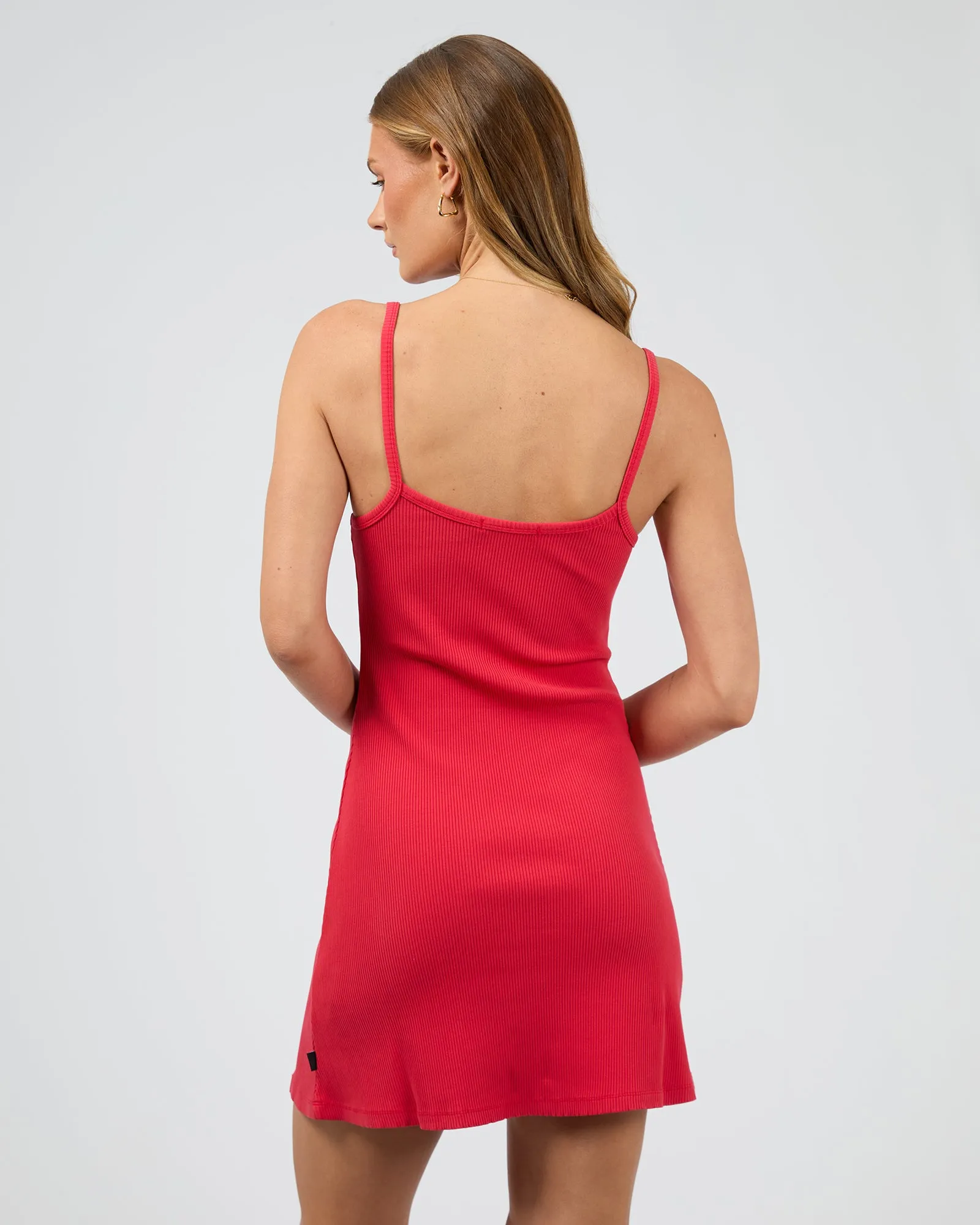 Eve Rib Mini Dress Red sold by edge clothing product image thumbnail 3
