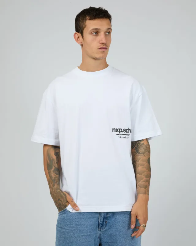 Contagent Heavy Street Tee White sold by edge clothing