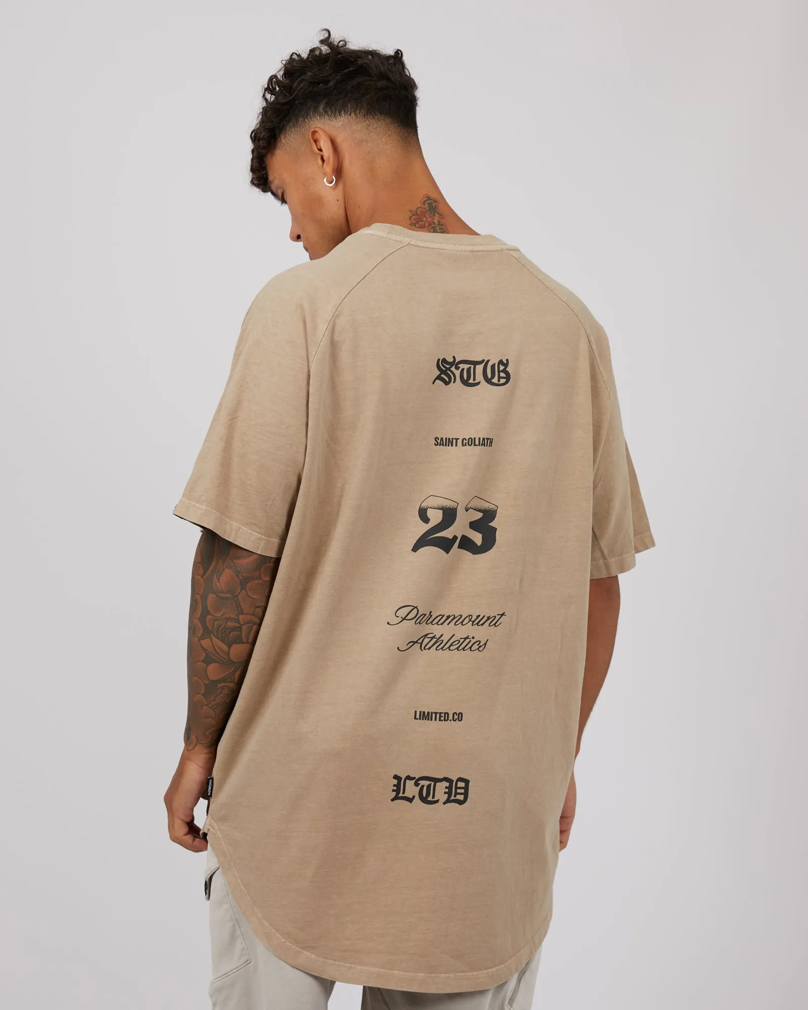 Elevate Raglan Tee Tan sold by edge clothing product image thumbnail 3