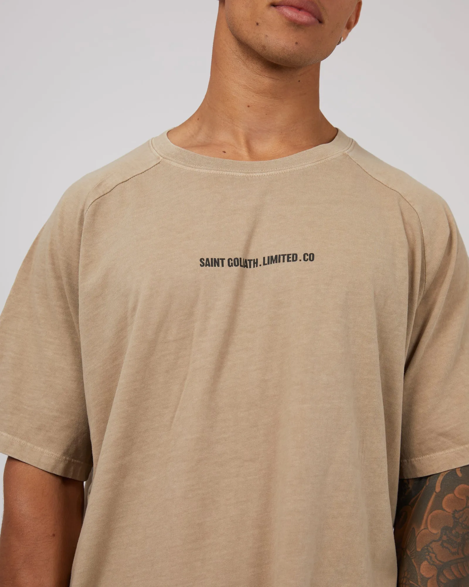 Elevate Raglan Tee Tan sold by edge clothing product image thumbnail 5