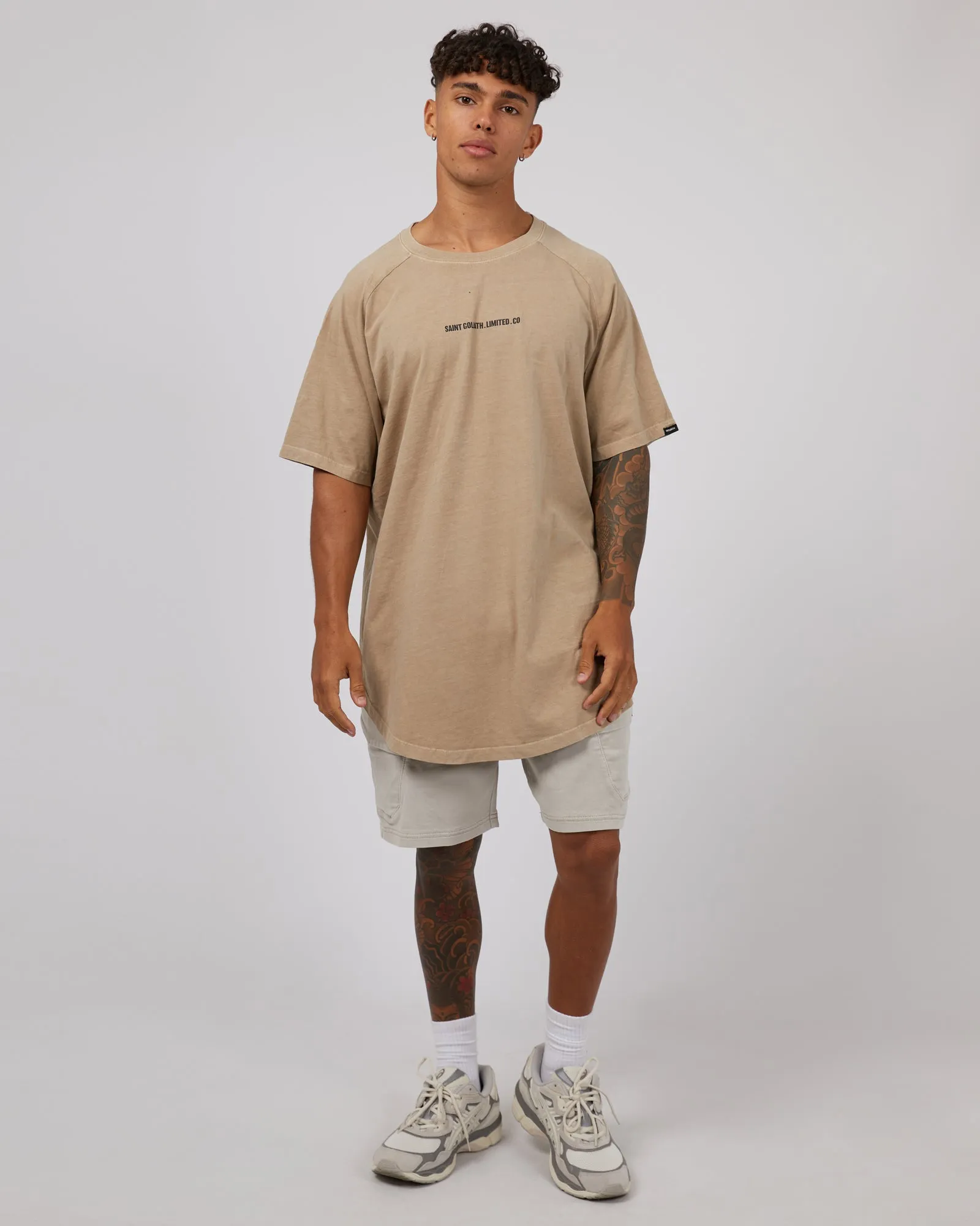 Elevate Raglan Tee Tan sold by edge clothing product image thumbnail 2
