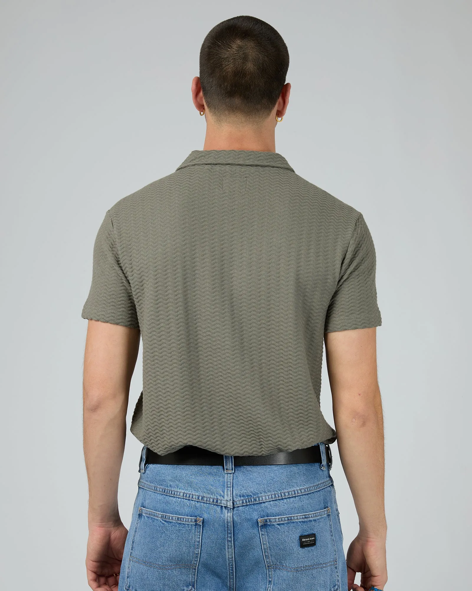 Porter Polo Green sold by edge clothing product image thumbnail 4
