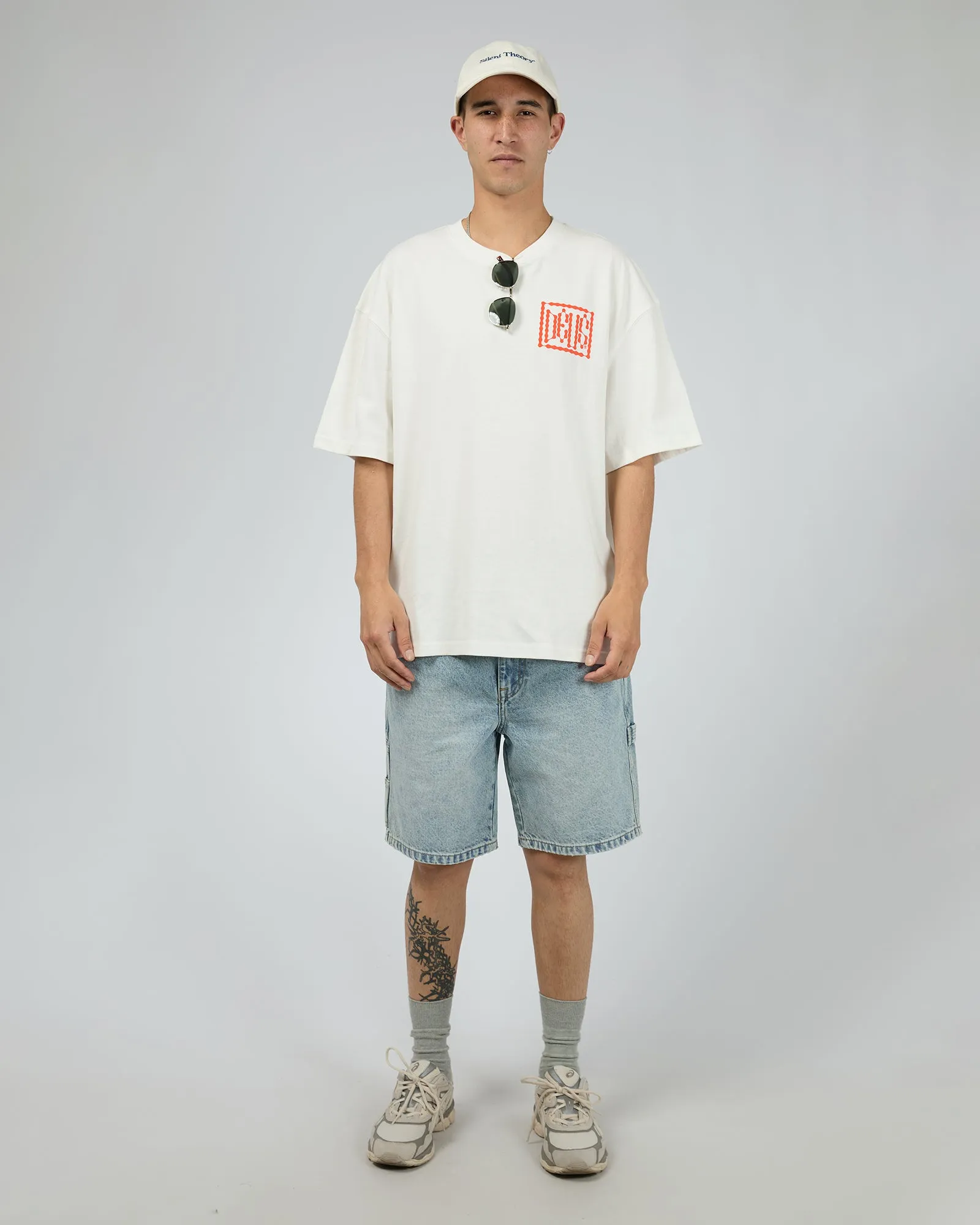 Empty Box Tee Vintage White sold by edge clothing