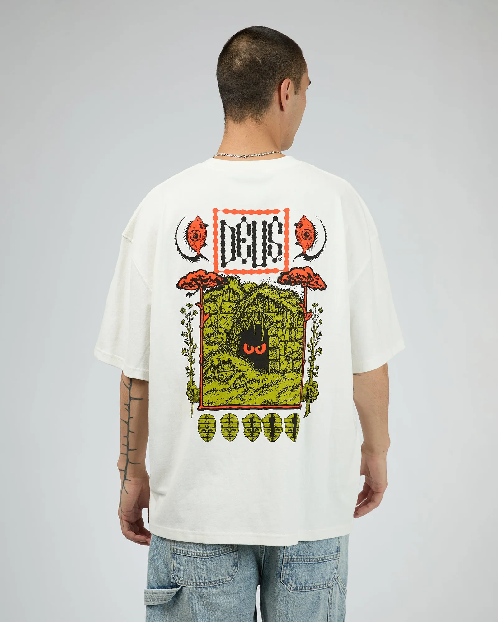 Empty Box Tee Vintage White sold by edge clothing product image thumbnail 3