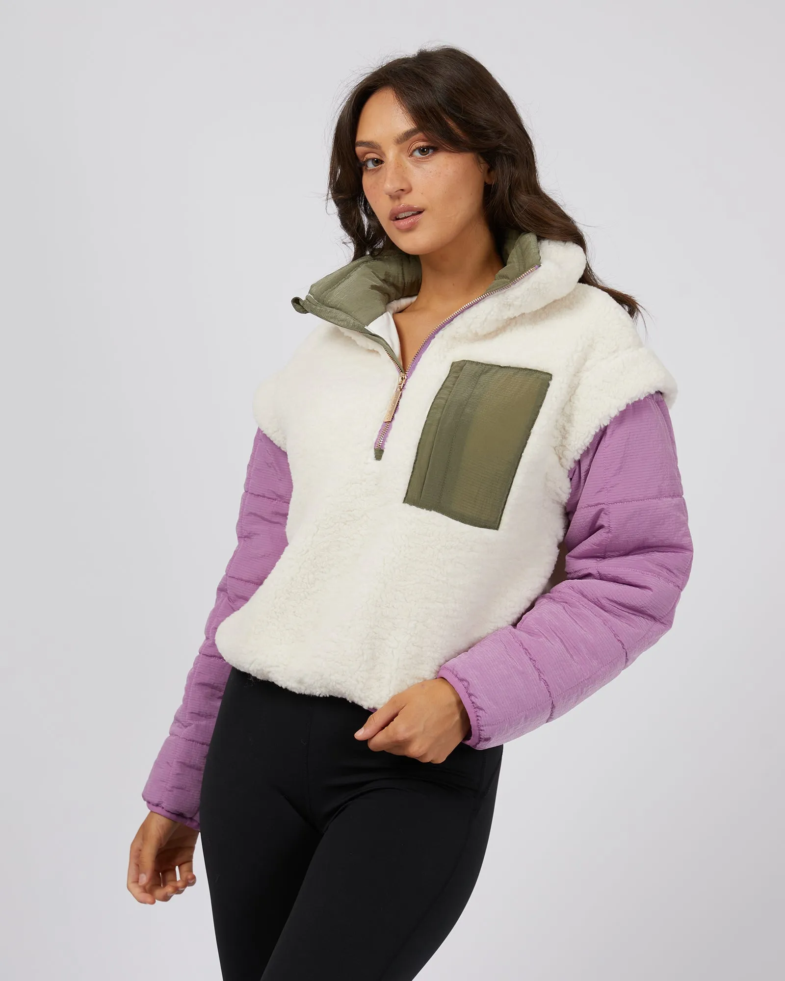Arctic Teddy Jacket Multicoloured sold by edge clothing product image thumbnail 4