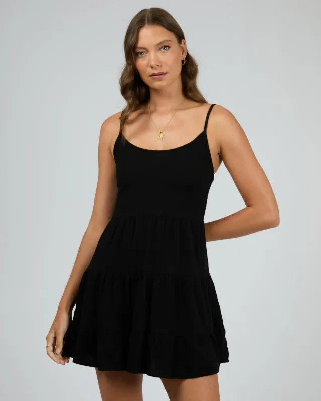 Sole Mini Dress Black sold by edge clothing
