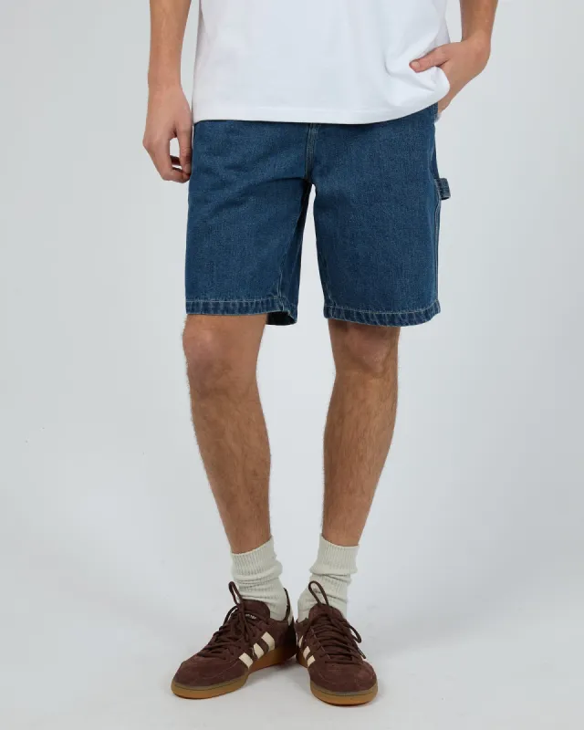 Carpenter Short Blue sold by edge clothing