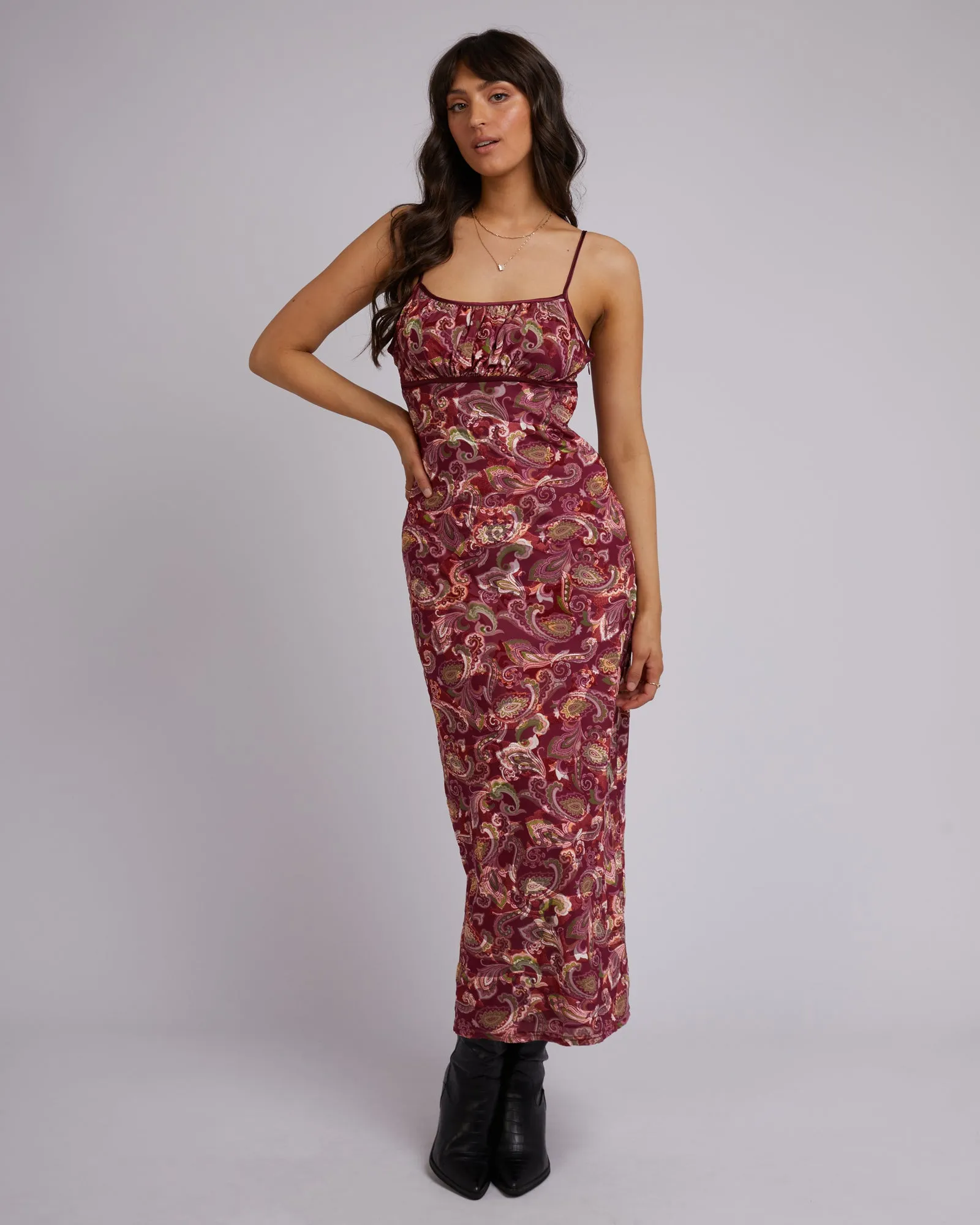 Poet Maxi Dress Print sold by edge clothing