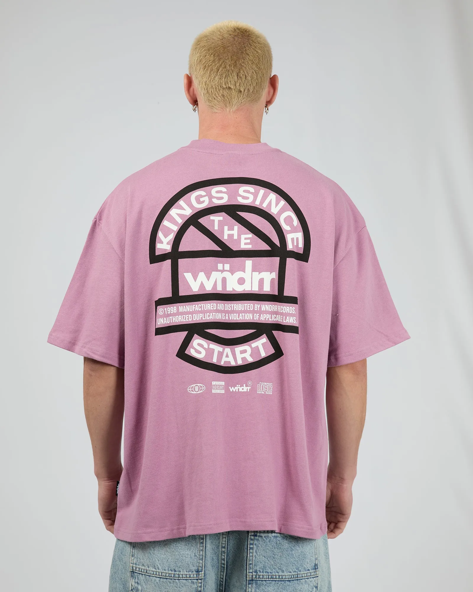 High Sign Heavy Weight Tee Mauve sold by edge clothing product image thumbnail 2