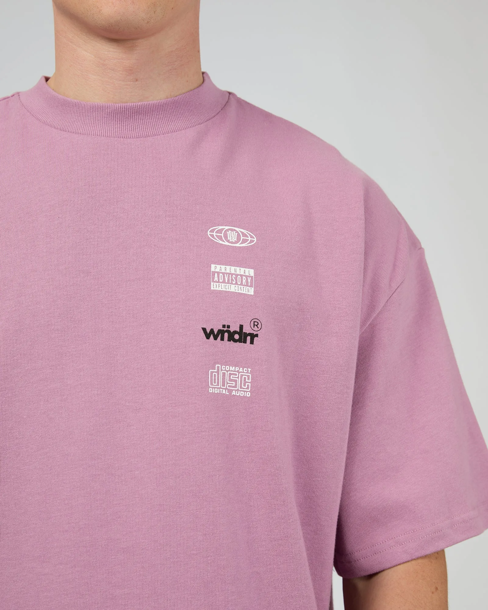 High Sign Heavy Weight Tee Mauve sold by edge clothing product image thumbnail 5