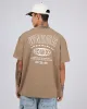 Outlet Box Fit Tee Taupe sold by edge clothing