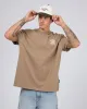 Outlet Box Fit Tee Taupe sold by edge clothing