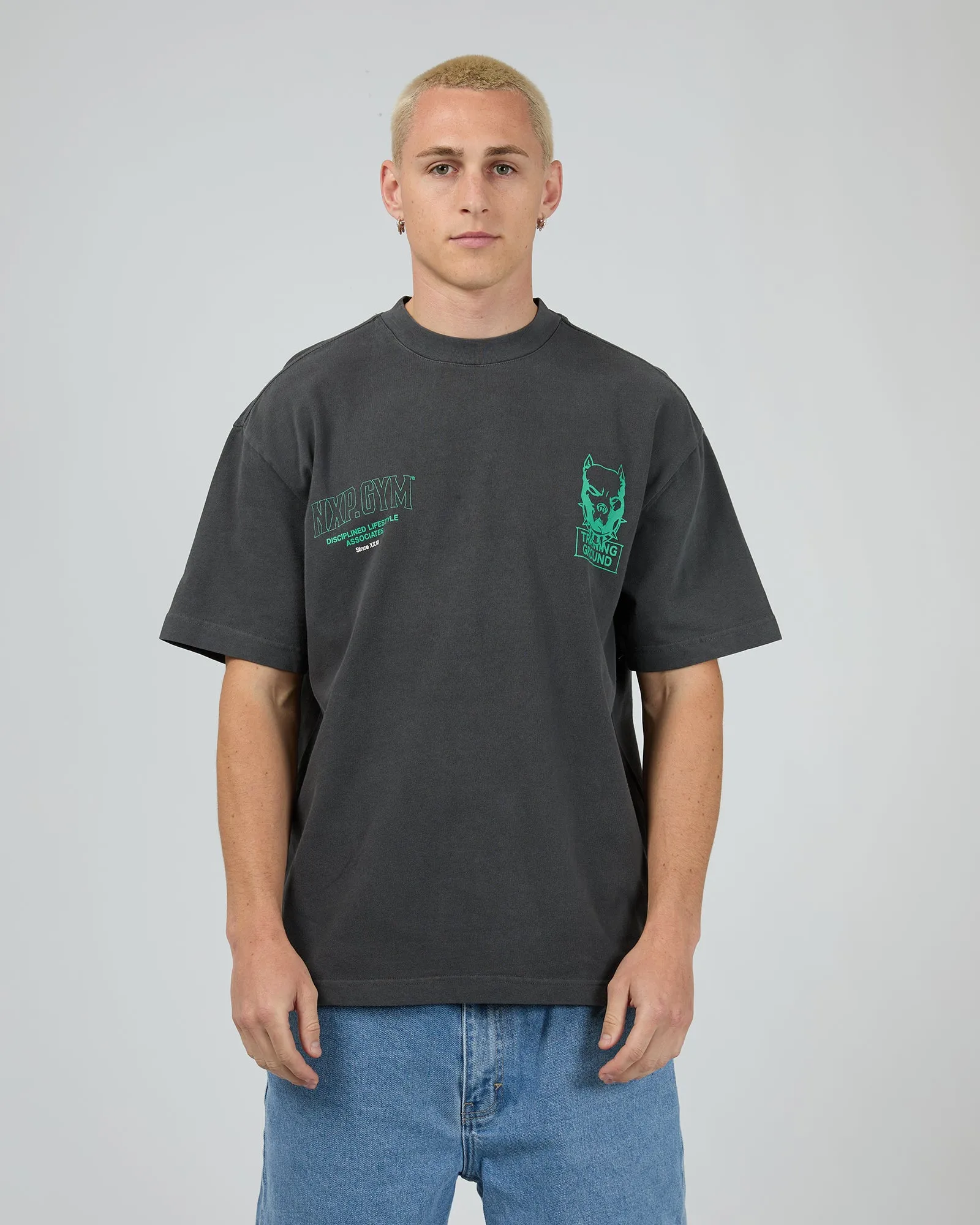 Trait Street Tee Pigment Asphalt sold by edge clothing product image thumbnail 3