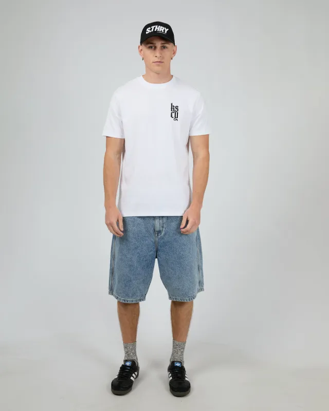 Defiant Standard Tee White sold by edge clothing