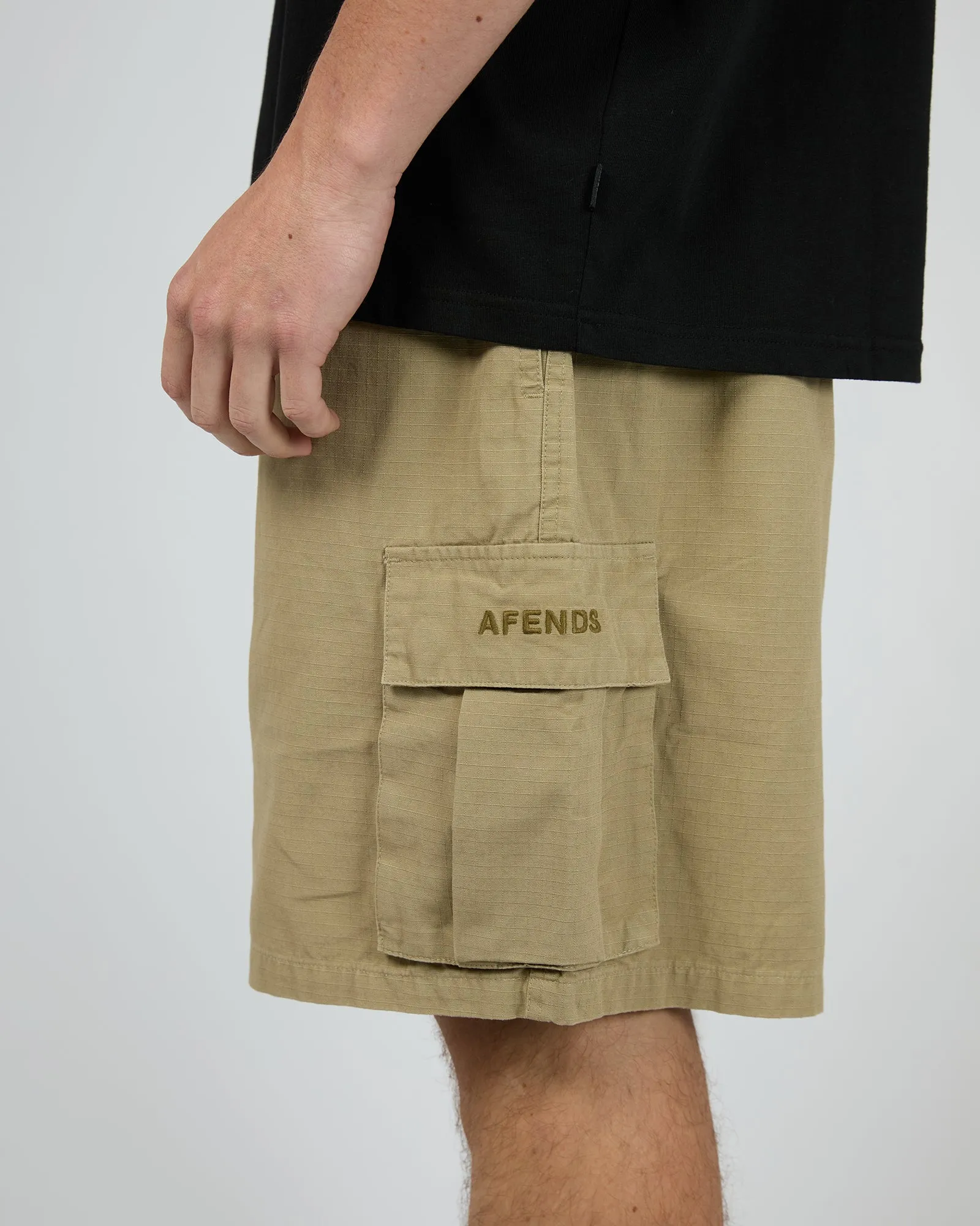 Ripped Out 98 Os Cargo Short Bone sold by edge clothing product image thumbnail 5