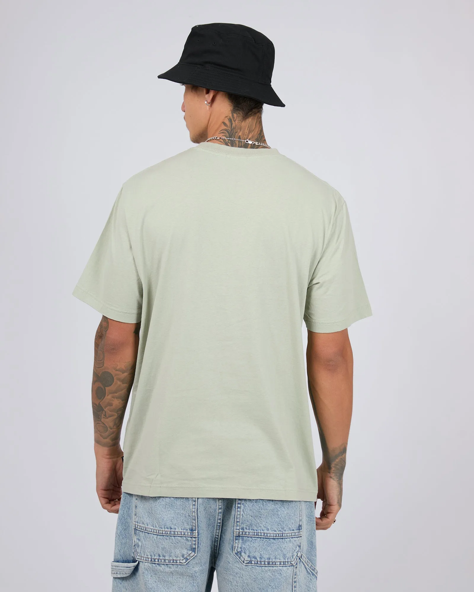 Creator Recycled Retro Fit Tee Eucalyptus sold by edge clothing product image thumbnail 3