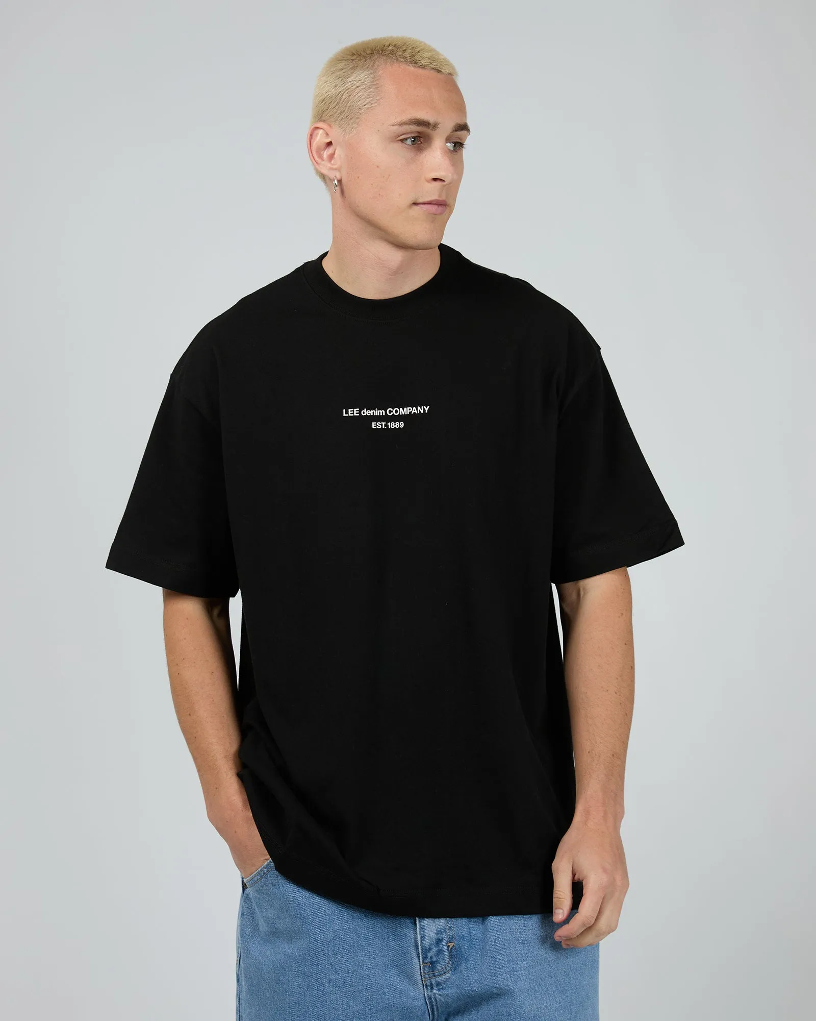 Denim Co Baggy Tee Black sold by edge clothing product image thumbnail 2