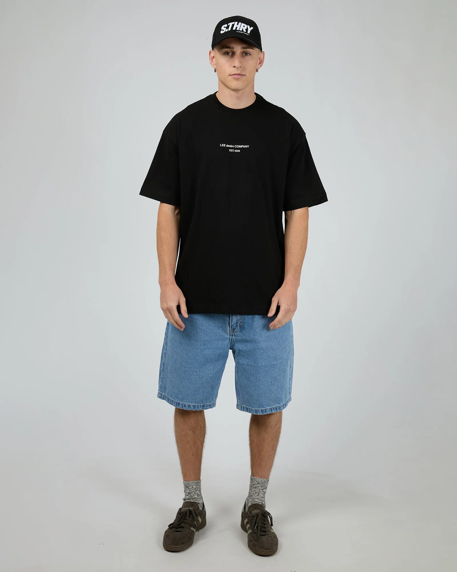 Denim Co Baggy Tee Black sold by edge clothing