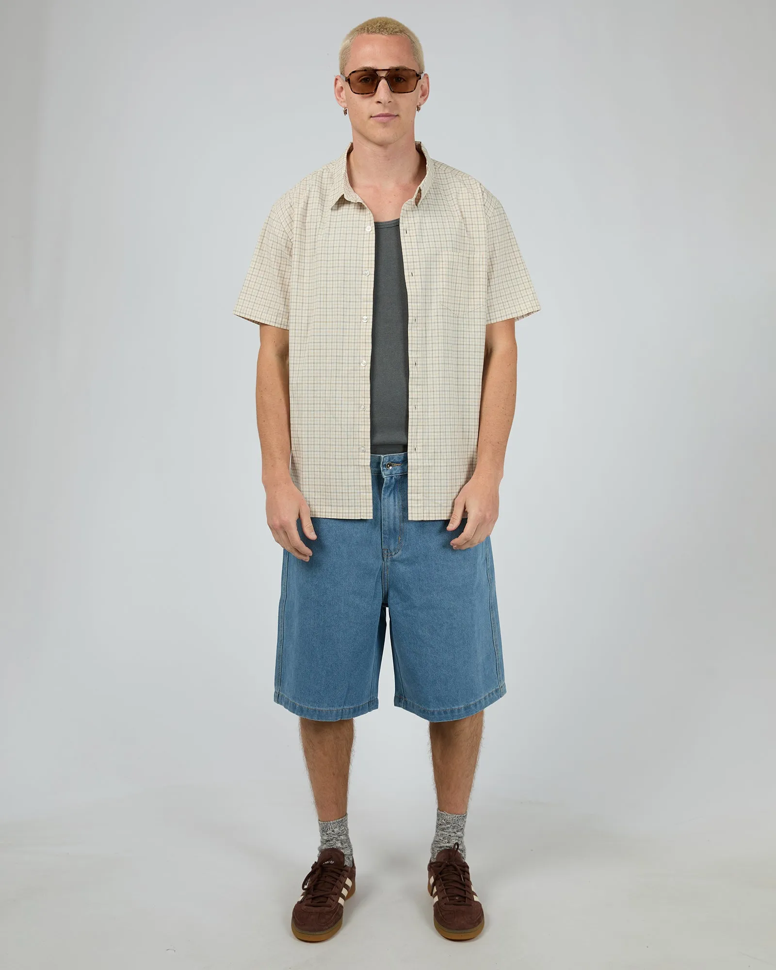 Bull Denim 91 Short Mid Blue sold by edge clothing