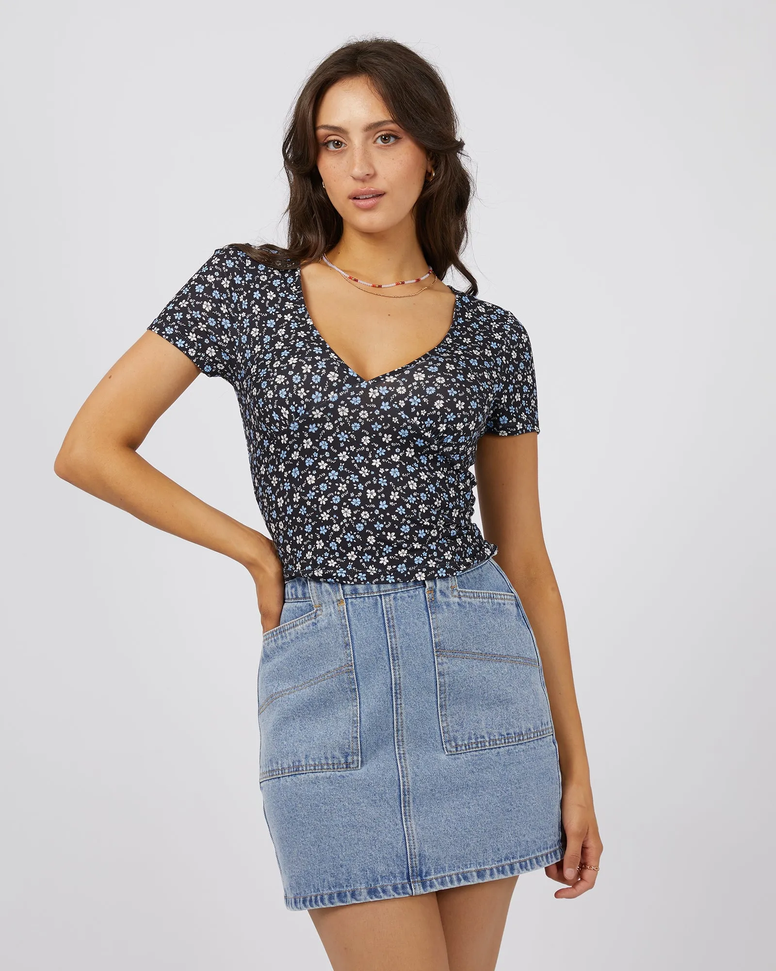 Summer Top Black sold by edge clothing