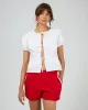 Elara Blouse Top White sold by edge clothing