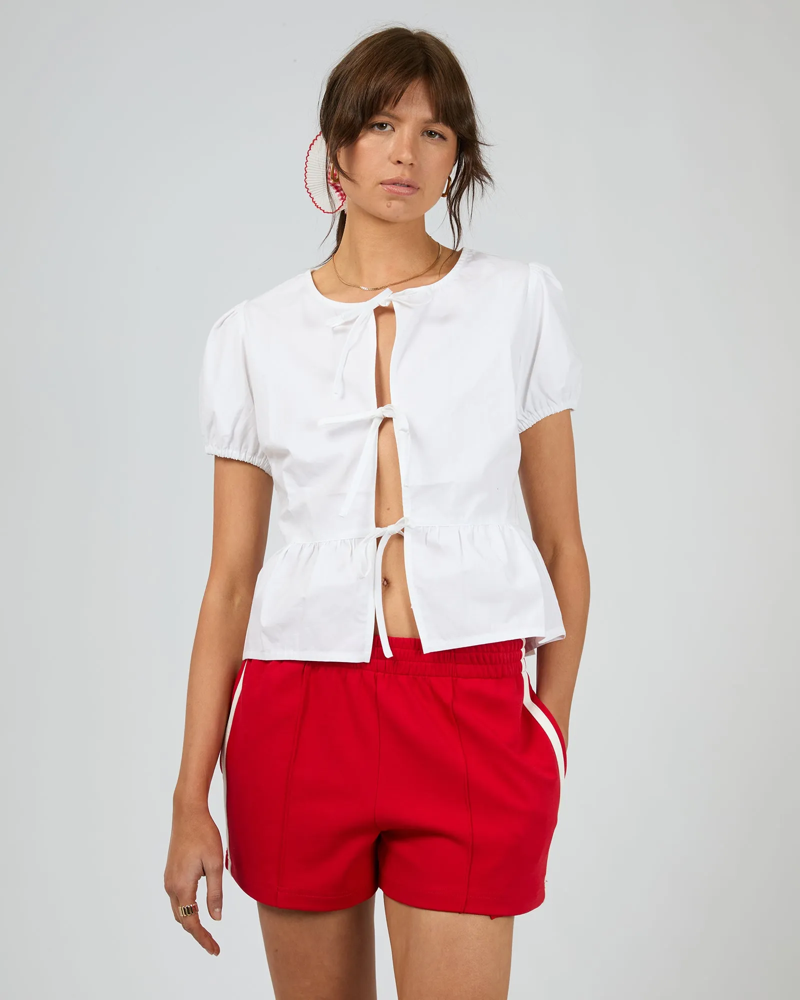 Elara Blouse Top White sold by edge clothing product image thumbnail 2