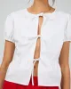 Elara Blouse Top White sold by edge clothing