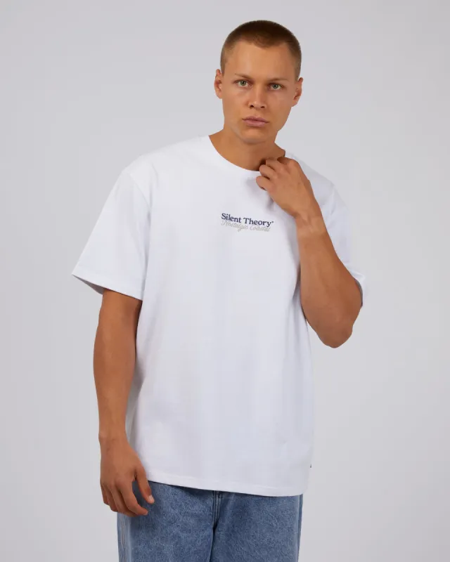 Coastal Tee White sold by edge clothing