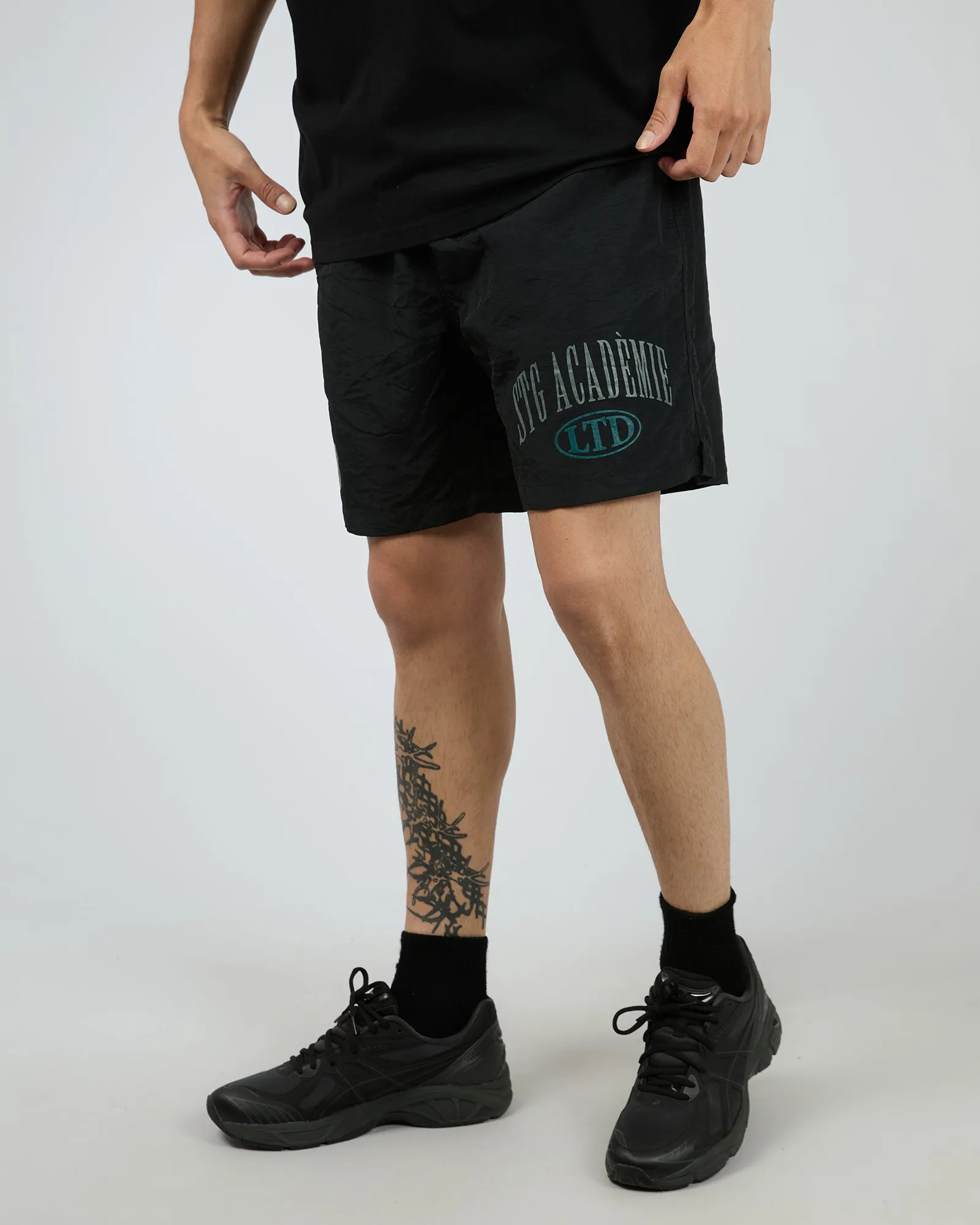 Courtside Short Black sold by edge clothing product image thumbnail 4