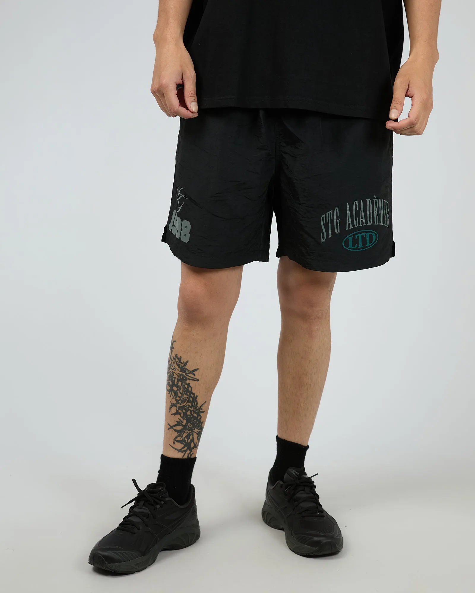 Courtside Short Black sold by edge clothing product image thumbnail 2