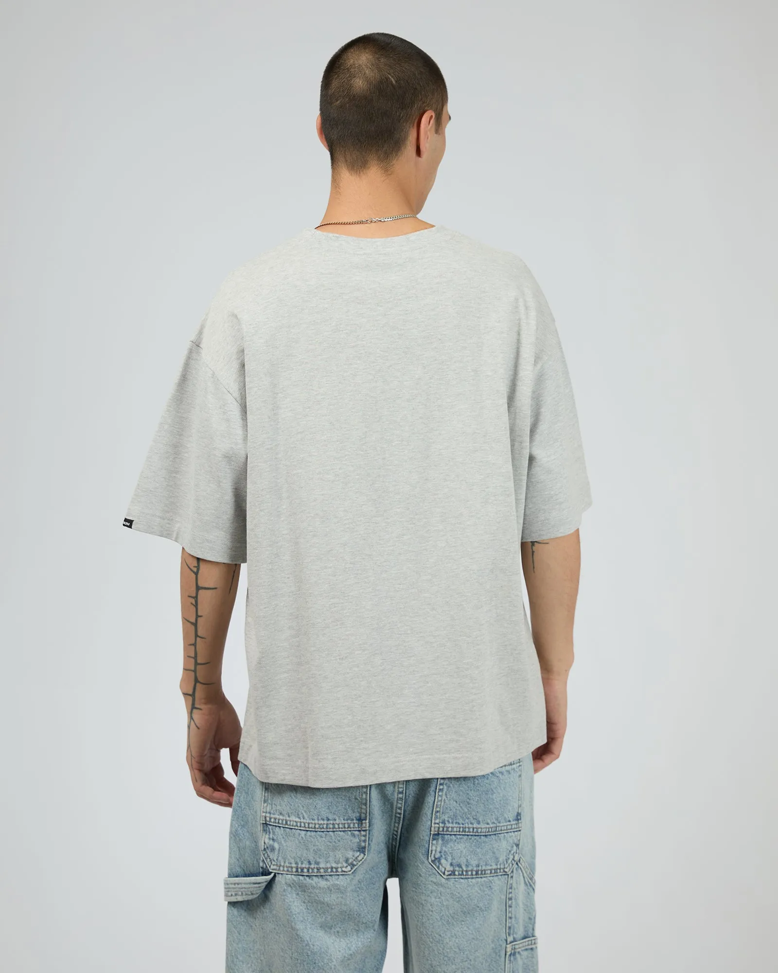 Volley Tee Snow Marle sold by edge clothing product image thumbnail 3