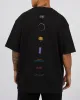 Logo Stack Tee Black sold by edge clothing
