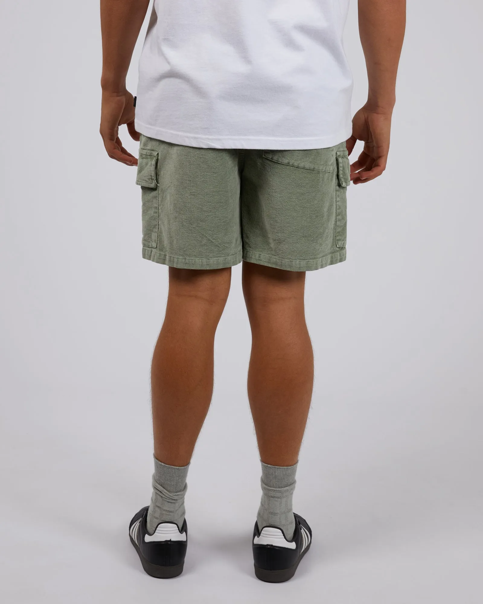 Cargo Cord Short Green sold by edge clothing product image thumbnail 3