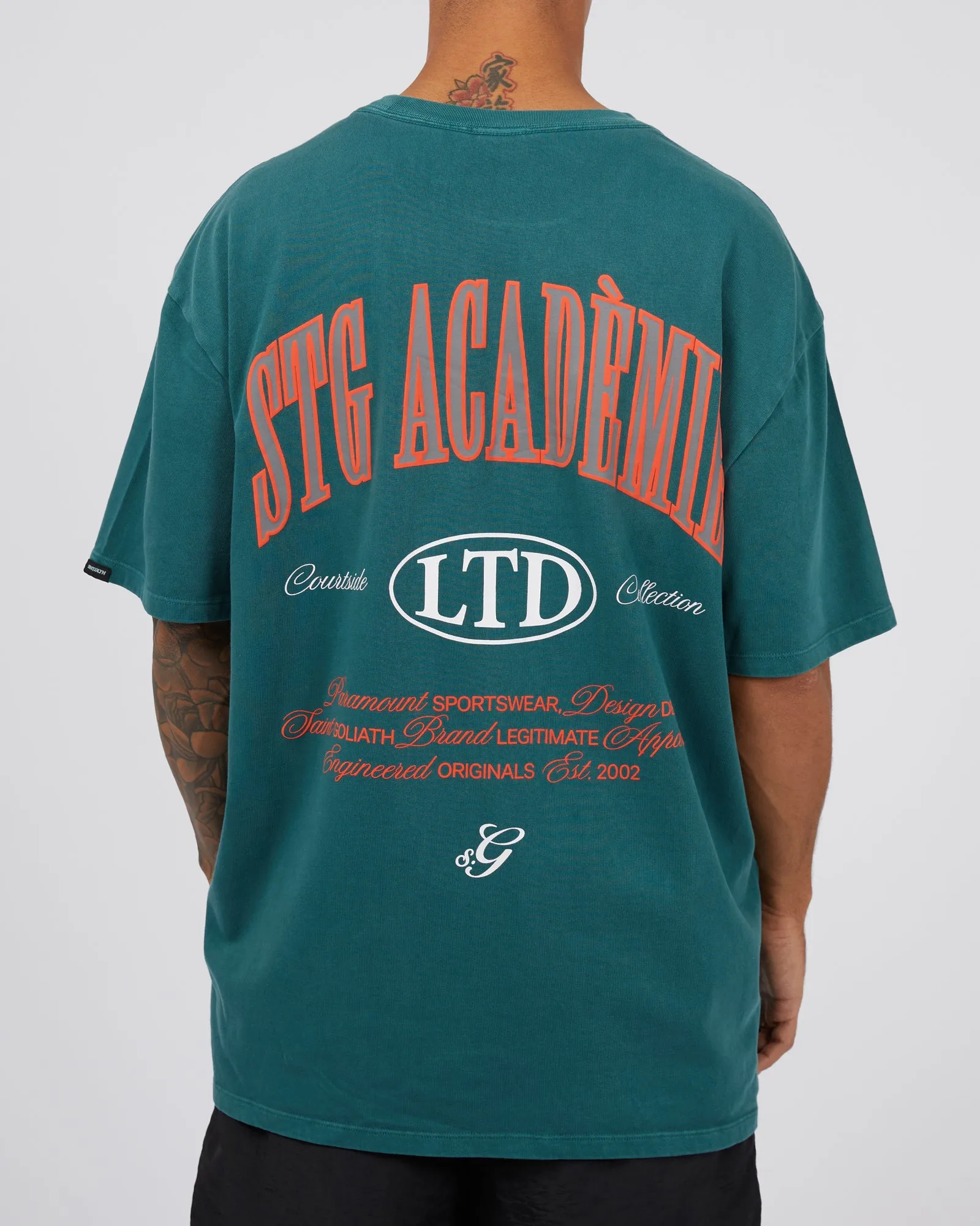 Courtside Tee Pacific Blue sold by edge clothing product image thumbnail 3