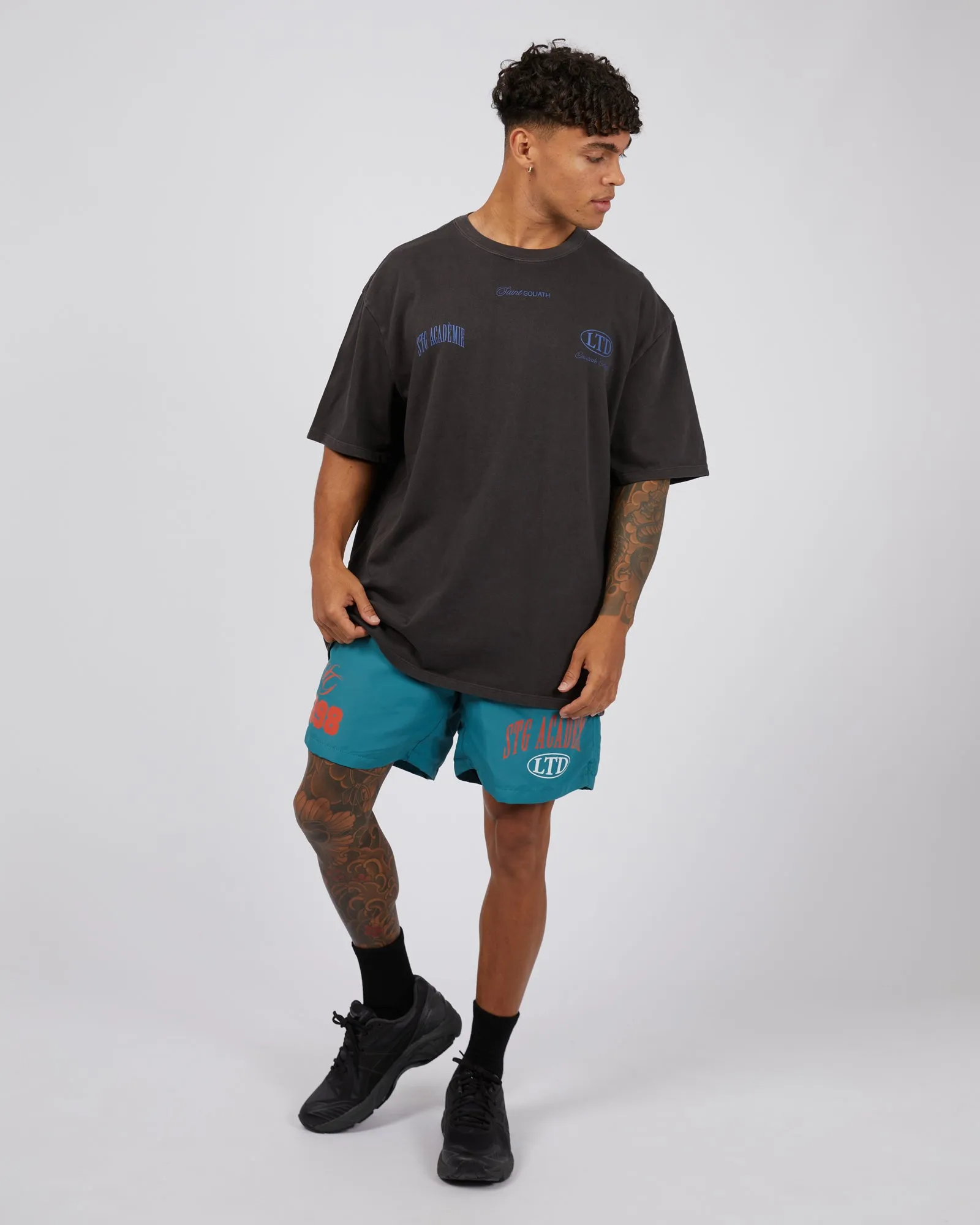 Courtside Tee Coal sold by edge clothing product image thumbnail 3