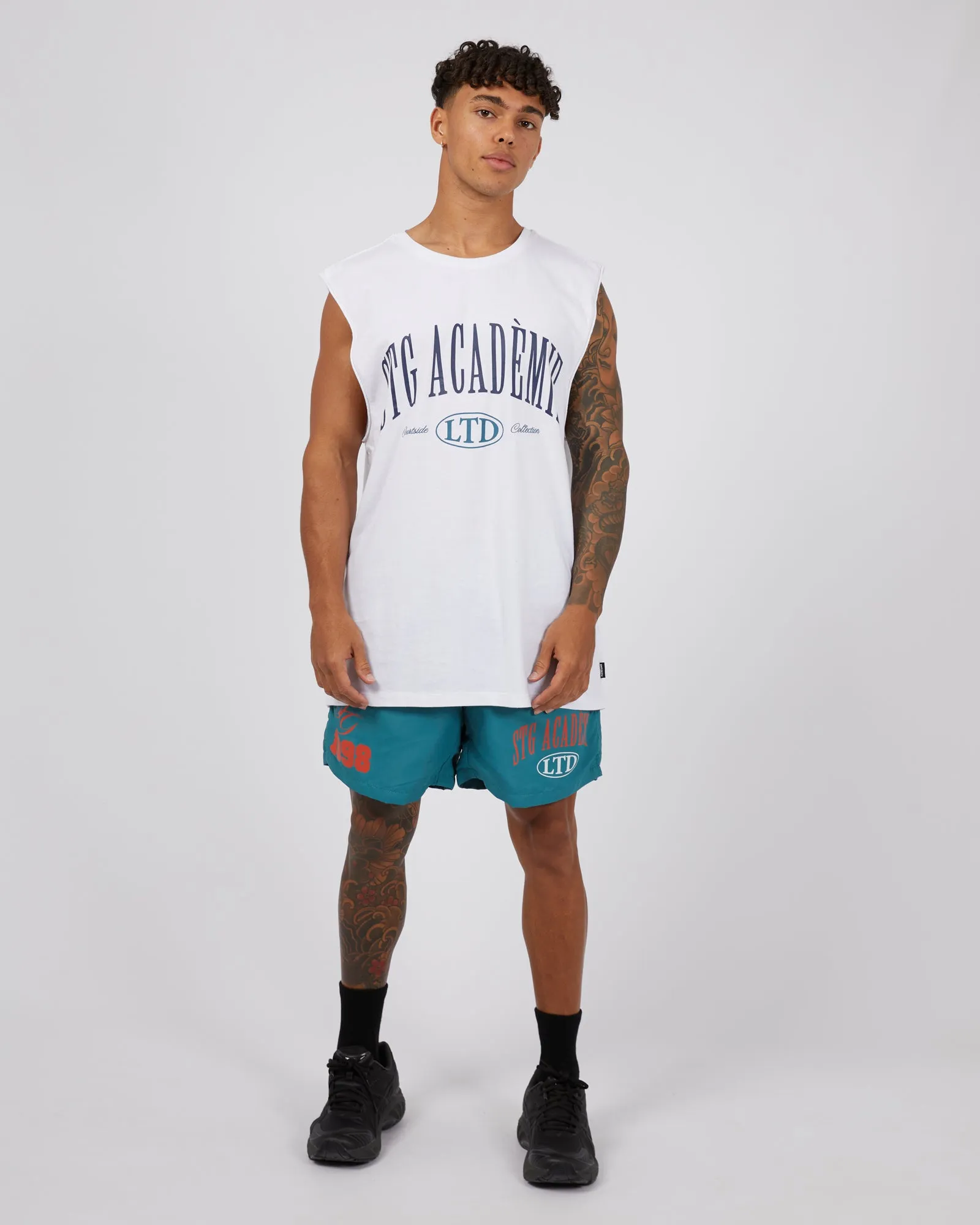 Courtside Muscle White sold by edge clothing product image thumbnail 2