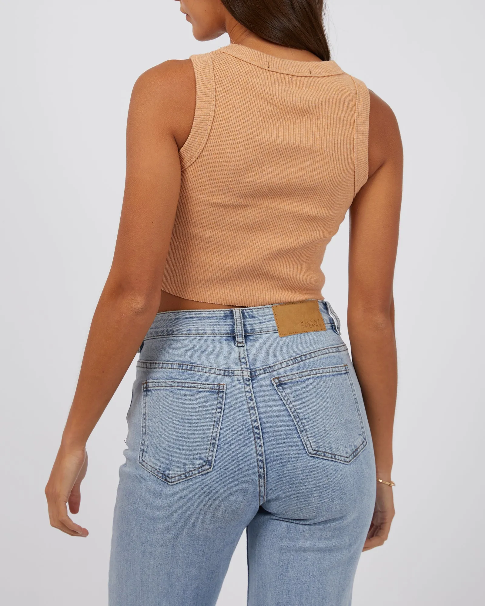 Pia Crop Tank Peach sold by edge clothing product image thumbnail 3