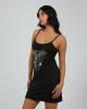 Rider Mini Dress Washed Black sold by edge clothing