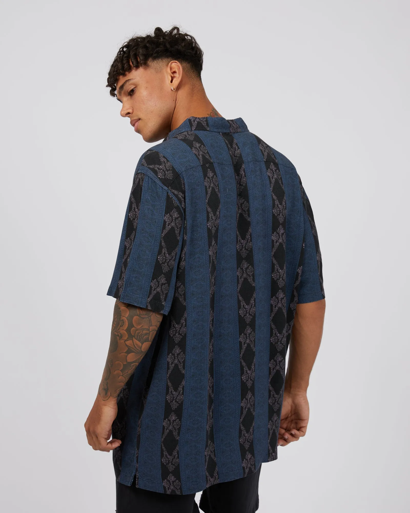 Porto Shirt Navy sold by edge clothing product image thumbnail 3