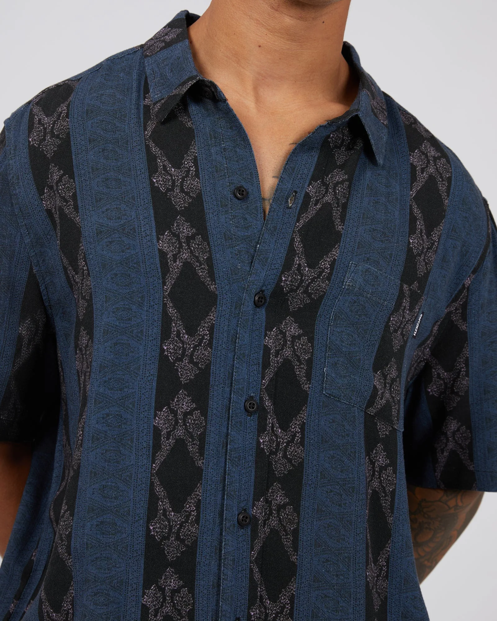 Porto Shirt Navy sold by edge clothing product image thumbnail 5