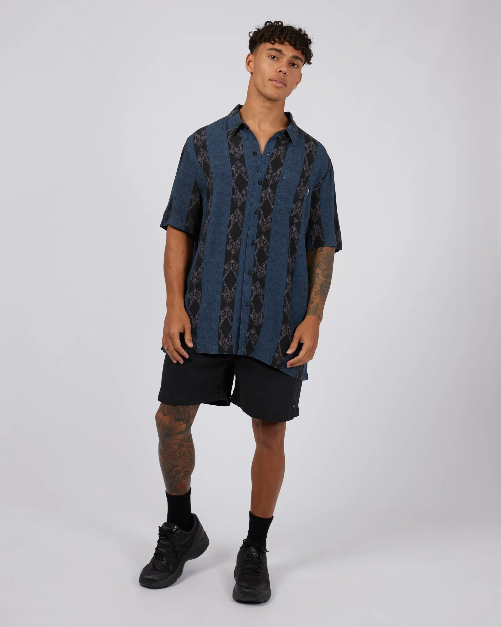 Porto Shirt Navy sold by edge clothing product image thumbnail 2