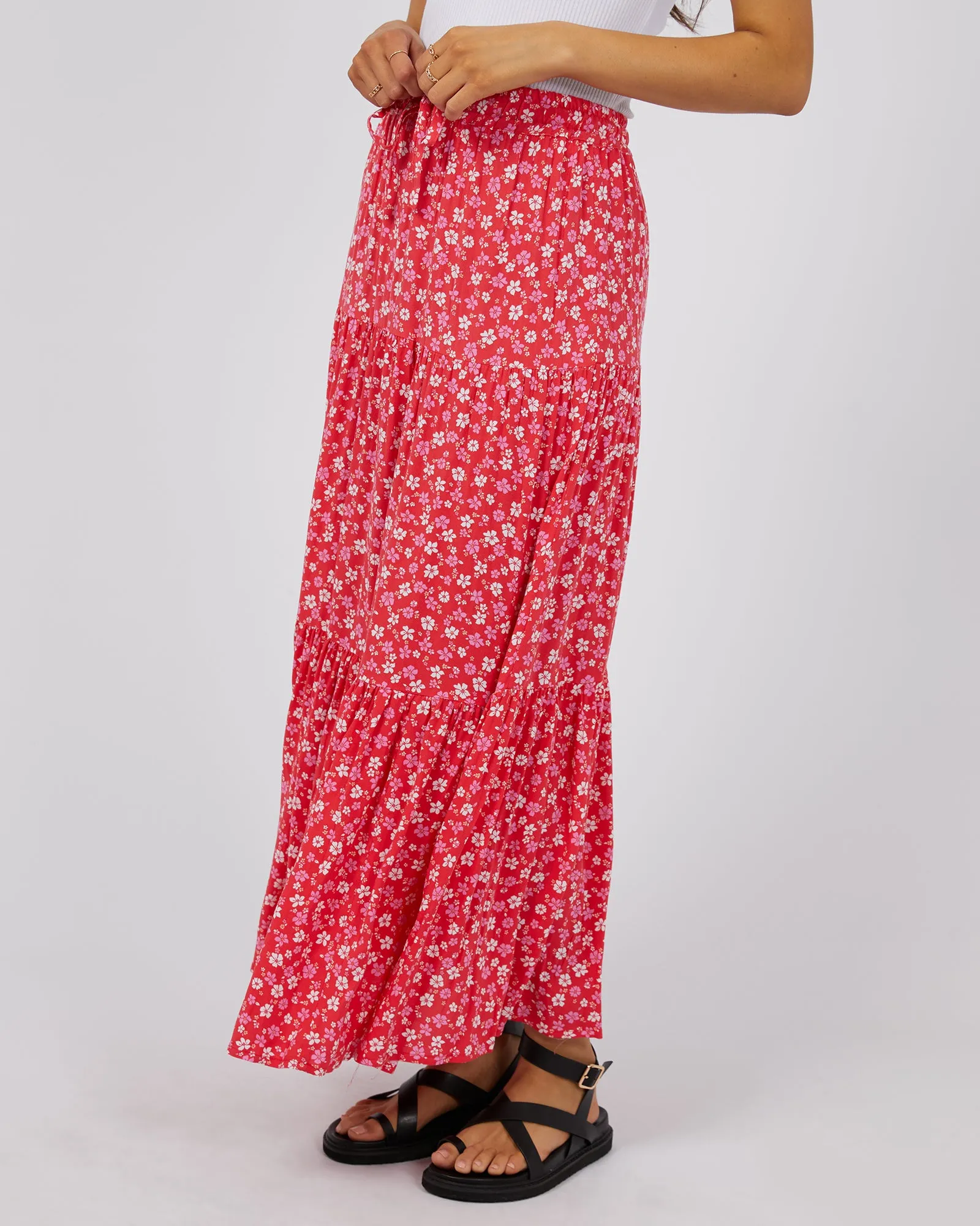 Dolly Maxi Skirt Red sold by edge clothing product image thumbnail 4