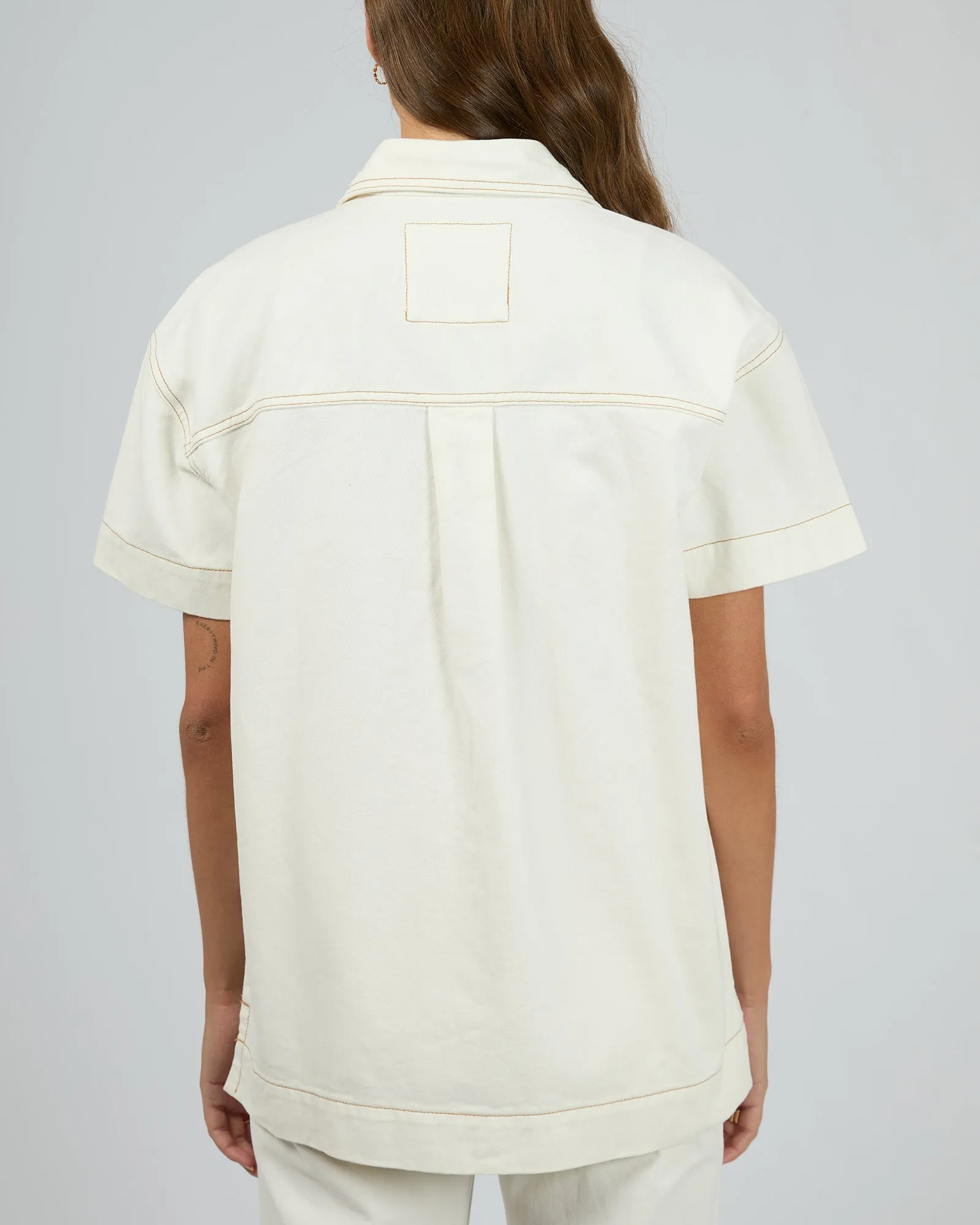 Simi Denim Shirt Vintage White sold by edge clothing product image thumbnail 3