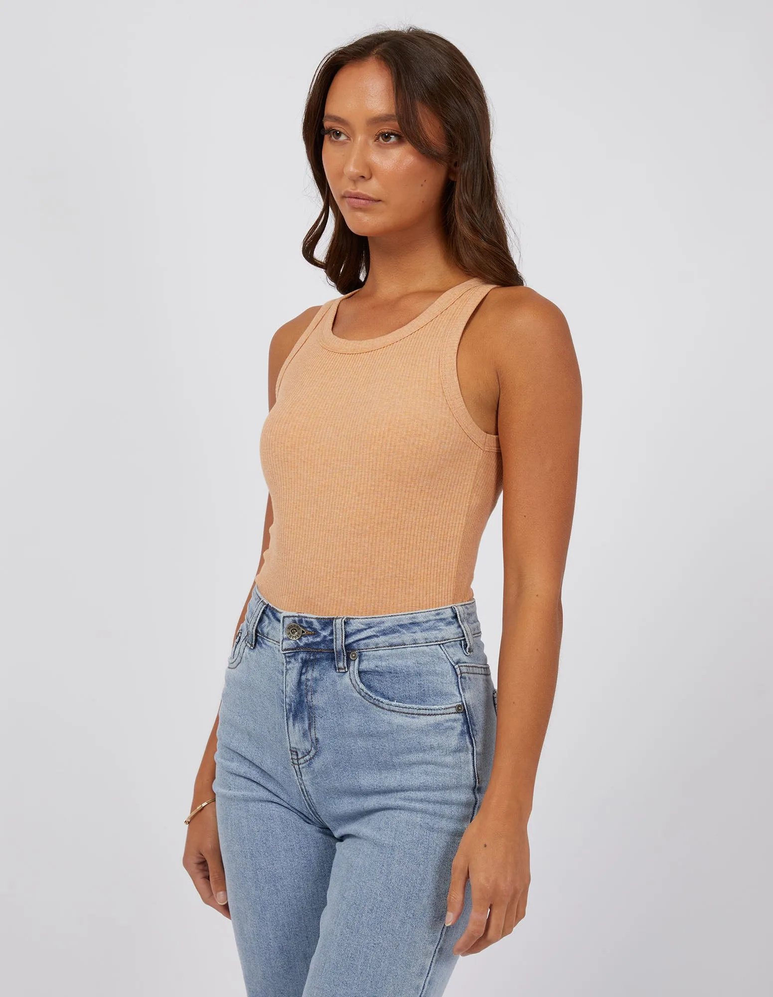 Ella Tank Peach sold by edge clothing product image thumbnail 4
