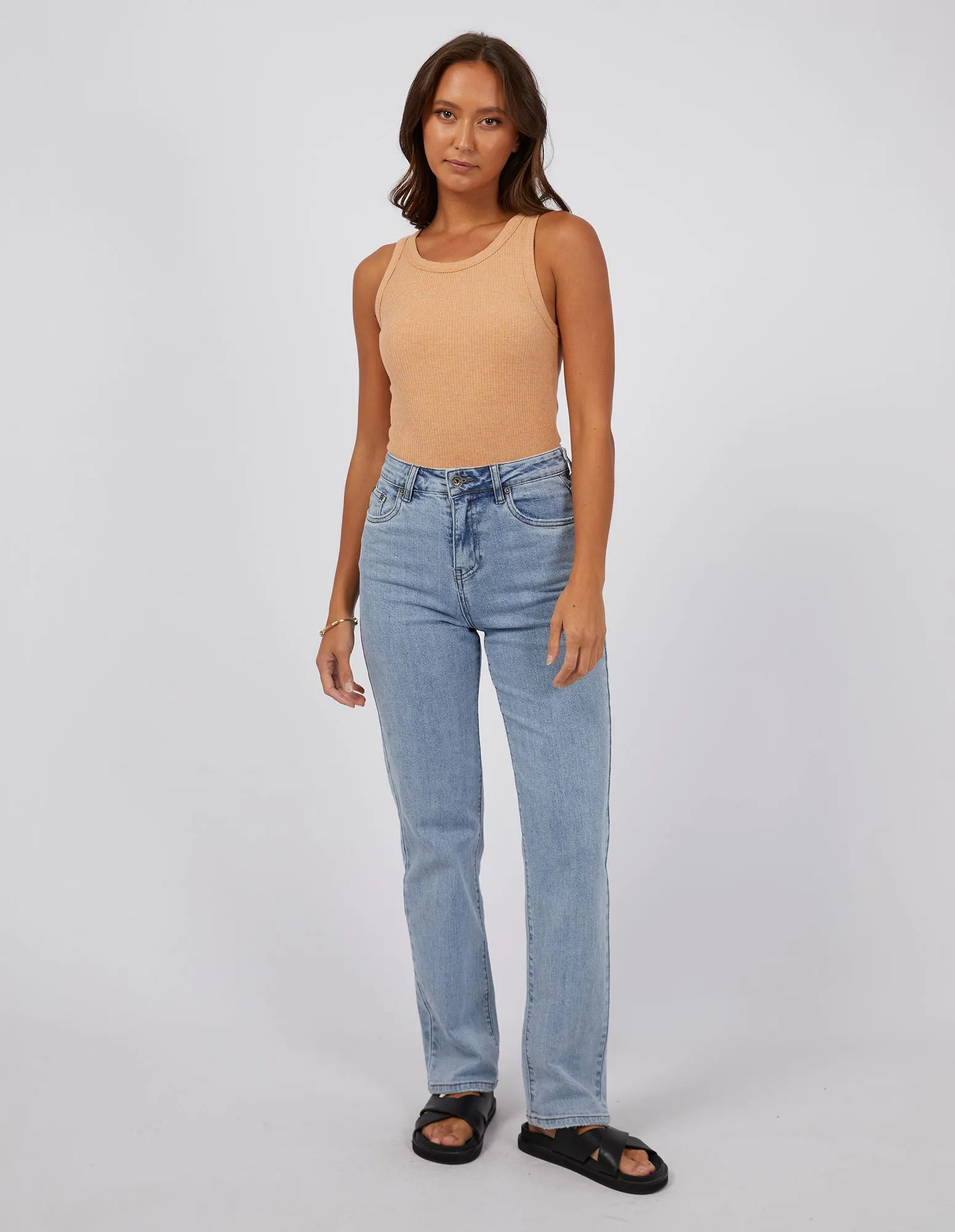 Ella Tank Peach sold by edge clothing product image thumbnail 2