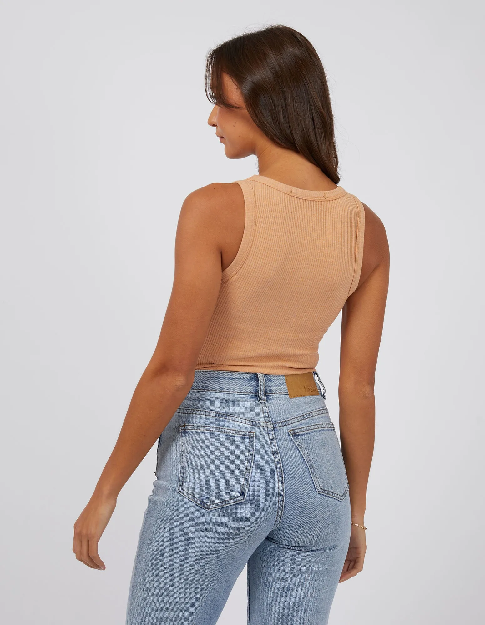 Ella Tank Peach sold by edge clothing product image thumbnail 3