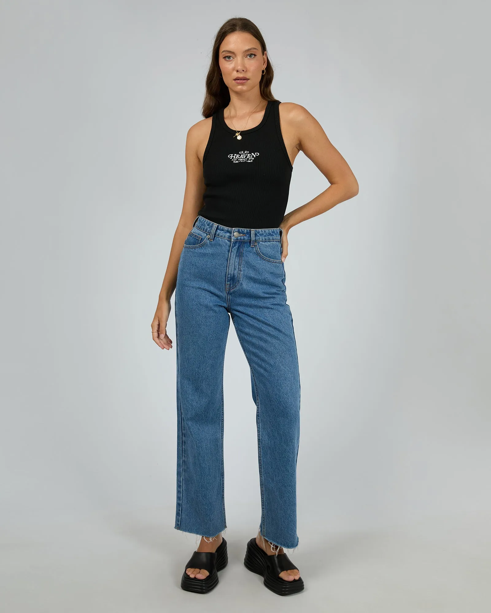 Heaven Tank Black sold by edge clothing product image thumbnail 2