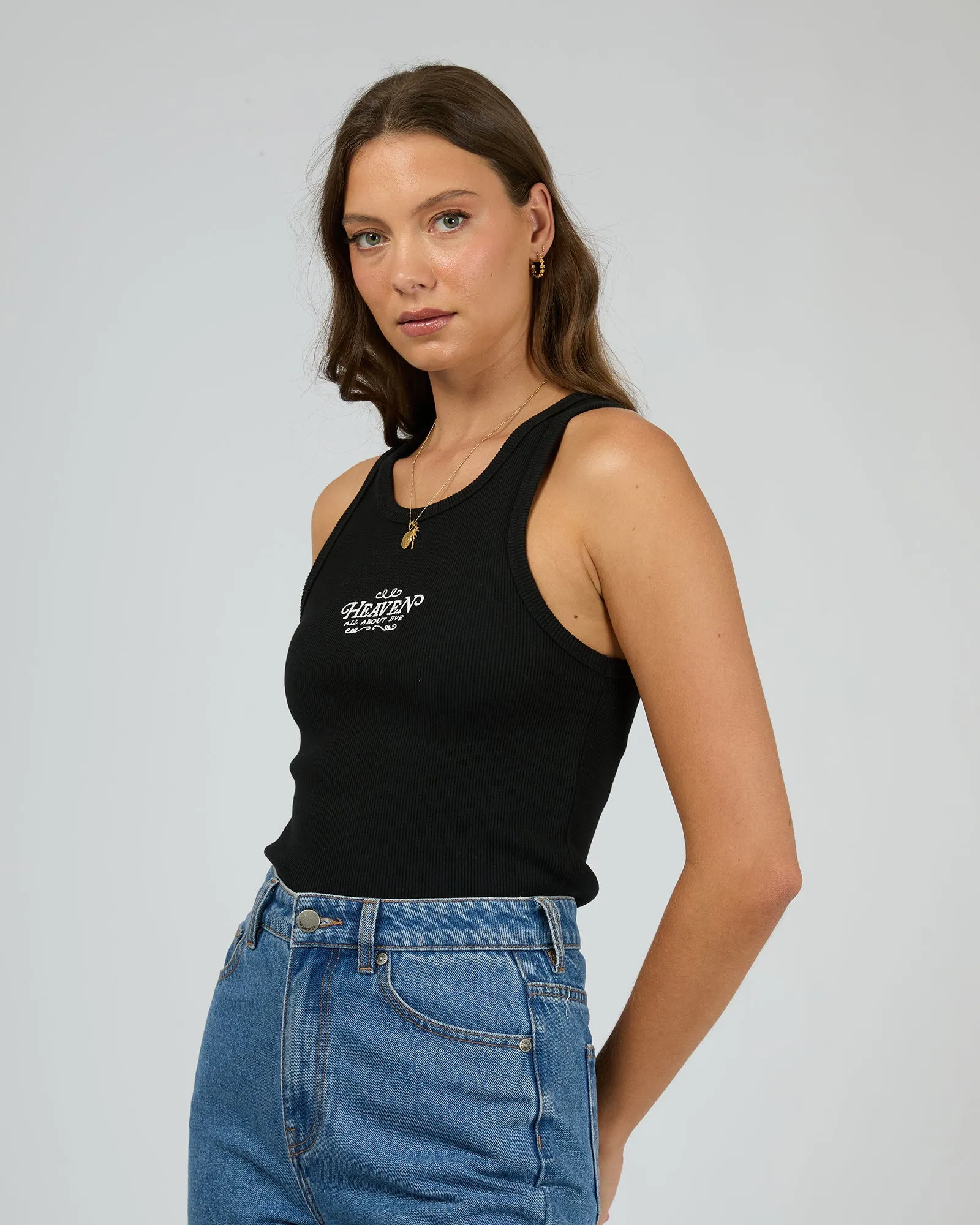 Heaven Tank Black sold by edge clothing product image thumbnail 4